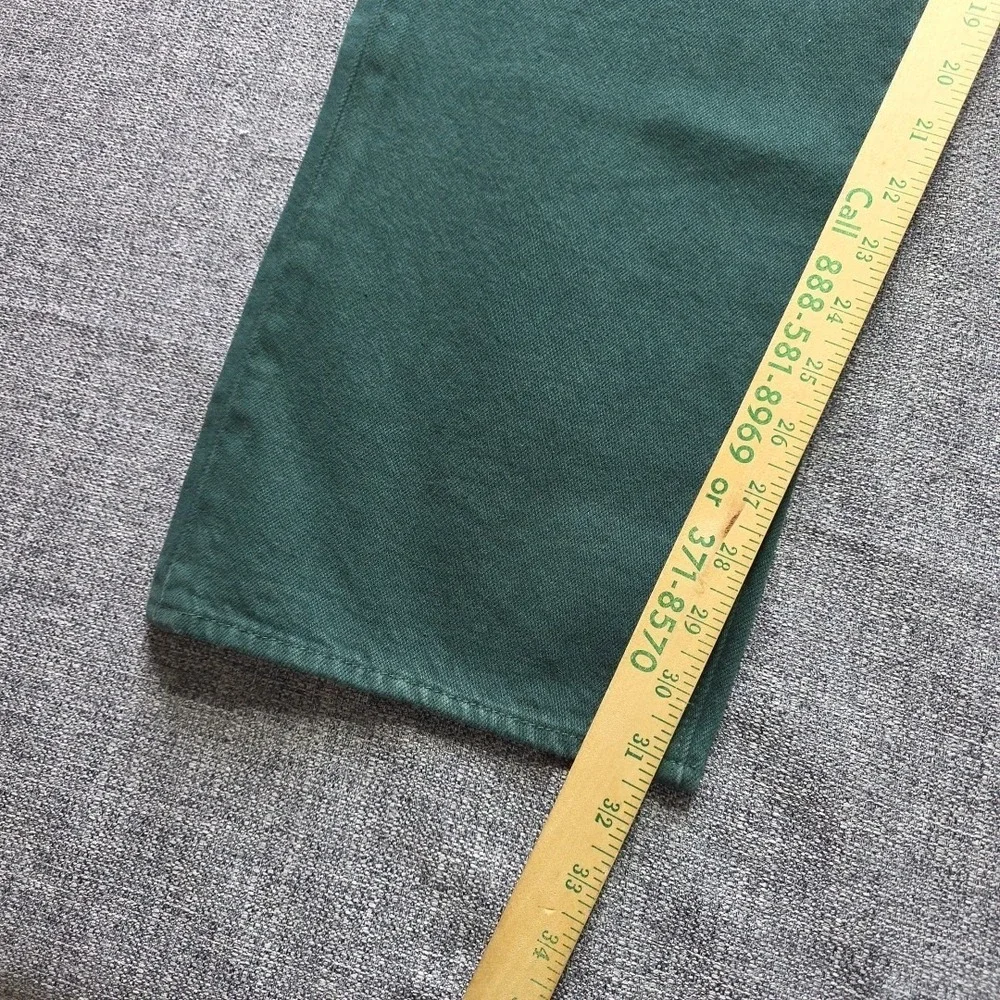 Levis 501 Original Fit Jeans Green 38x32 Straight Leg Button Fly Mens NWT